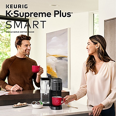 Keurig&reg; K-Supreme Plus&reg; SMART Brewer with BrewID&trade; in Black. View a larger version of this product image.