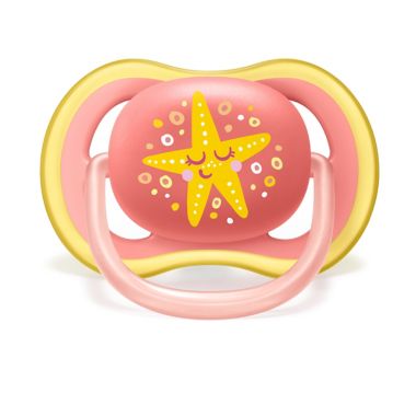 Philips Avent 6-18M 2-Pack Ultra Air Whale/Paw Pacifiers. View a larger version of this product image.