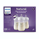 Alternate image 2 for Philips Avent 3-Pack Natural 9 oz. Bottle in Clear