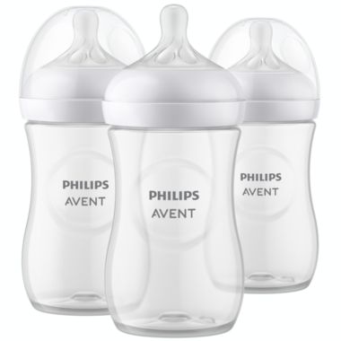 Philips 3-Pack Natural 9 oz. Bottle in Clear | Bed Bath & Beyond