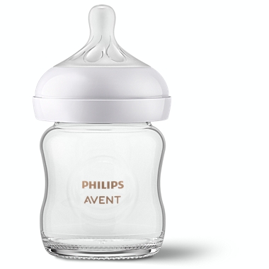 Philips Avent Natural Glass 4 oz. Bottle. View a larger version of this product image.