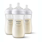 Philips Avent 3-Pack Natural 11 oz. Bottles in Clear