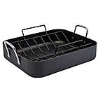 Alternate image 0 for Our Table&trade; 16.5-Inch Hard Anodized Roaster with Rack