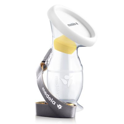 Medela Silicone Breast Milk Collector with Stopper, Suction Base and Lanyard - 3.4 oz