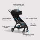 Alternate image 6 for Baby Jogger&reg; City Tour&trade; 2 Ultra-Compact Travel Stroller in Pitch Black