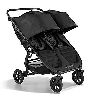 Baby Jogger&reg; City Mini&reg; GT2 All-Terrain Double Stroller in Jet. View a larger version of this product image.