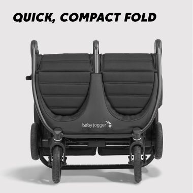 Baby Jogger&reg; City Mini&reg; GT2 All-Terrain Double Stroller in Jet. View a larger version of this product image.
