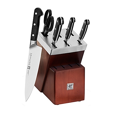 ZWILLING Pro 7-Piece Kitchen Knife Block Set. View a larger version of this product image.