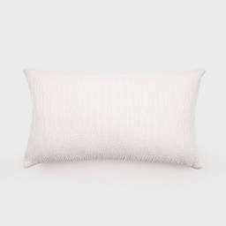 EverGrace® Mabel Textured Chenille Oblong Throw Pillow in White