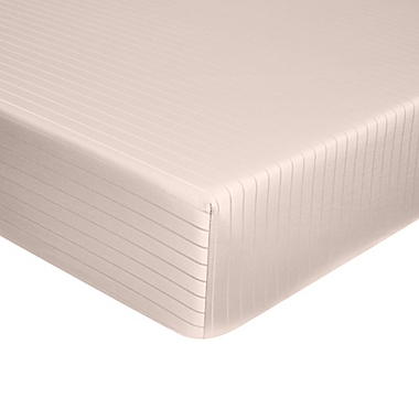 Nestwell&trade; Pima Cotton 500-Thread-Count Twin Sheet Set in Shadow Grey Stripe. View a larger version of this product image.