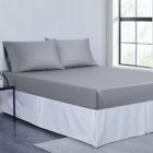 Alternate image 3 for Nestwell&trade; Pima Cotton 500-Thread-Count Full Sheet Set in Sharkskin Stripe