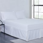 Alternate image 2 for Nestwell&trade; Pima Cotton Sateen 500-Thread-Count Queen Sheet Set in Bright White