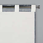 Alternate image 1 for Studio 3B&trade; Velvet 84-Inch Rod Pocket Room Darkening Window Curtain Panel in Graphite (Single)