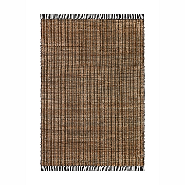 Bee &amp; Willow&trade; Stripe 5&#39; x 7&#39; Handcrafted Area Rug in Black/Natural. View a larger version of this product image.