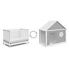 Alternate image 5 for Storkcraft Timeless 5-in-1 Convertible Crib and Playhouse in Pebble Gray