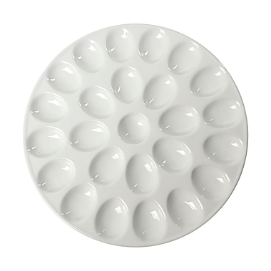 Our Table&trade; Simply White Egg Platter. View a larger version of this product image.