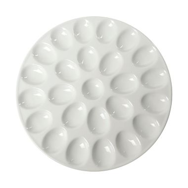 Our Table&trade; Simply White Egg Platter. View a larger version of this product image.