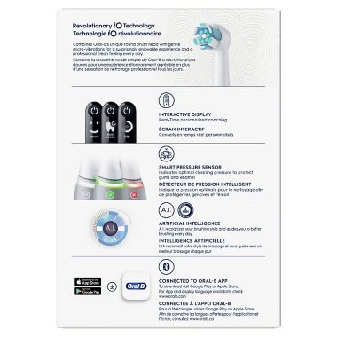 Oral-B&reg; iO Series 6 Electric Toothbrush in Grey Opal. View a larger version of this product image.