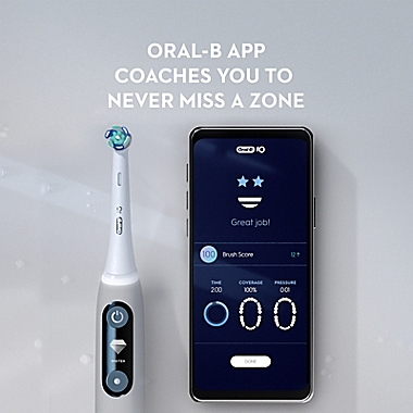 Oral-B&reg; iO Series 6 Electric Toothbrush in Grey Opal. View a larger version of this product image.