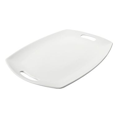 Our Table&trade; Simply White 17.25-Inch Handled Platter. View a larger version of this product image.