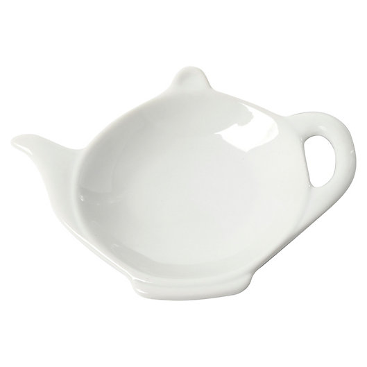 Alternate image 1 for Our Table™ Simply White Tea Bag Caddy