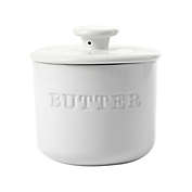 Our Table&trade; Simply White Words Butter Keeper