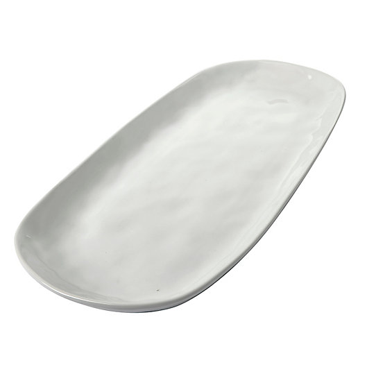 Alternate image 1 for Our Table™ Simply White 15.28-Inch Oblong Platter