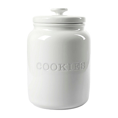 Our Table&trade; Simply White Words Cookie Jar. View a larger version of this product image.