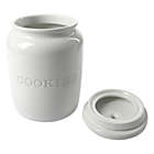 Alternate image 1 for Our Table&trade; Simply White Words Cookie Jar