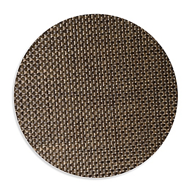 Studio 3B&trade; Bistro Woven Vinyl Round Placemats in Coffee (Set of 4). View a larger version of this product image.