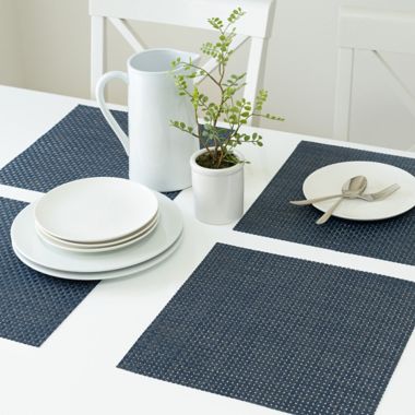 Studio 3B&trade; Bistro Woven Vinyl Square Placemats in Luxe (Set of 4). View a larger version of this product image.