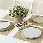 Alternate image 3 for Studio 3B&trade; Bistro Woven Vinyl Square Placemats in Beige (Set of 4)