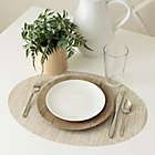 Alternate image 1 for Studio 3B&trade; French Oval Woven Vinyl Placemats in Natural (Set of 4)