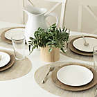 Alternate image 3 for Studio 3B&trade; French Oval Woven Vinyl Placemats in Natural (Set of 4)
