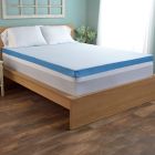 Alternate image 2 for Therapedic&reg; TruCool&reg; 3-Inch Serene Foam Queen Mattress Topper