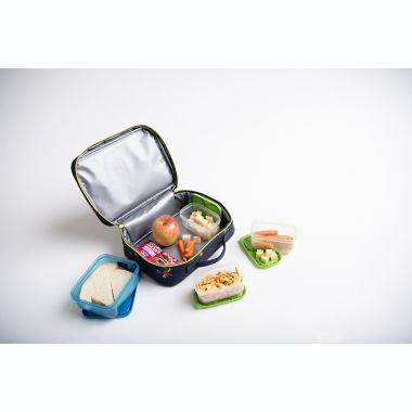 Herschel Supply Co.&reg; Pop Quiz Peacoat Monster Truck Lunch Box in Blue. View a larger version of this product image.