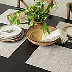 Alternate image 3 for Studio 3B&trade; Humberstone Woven Vinyl Placemats in Silver (Set of 4)