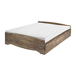 Prepac® Mate's Platform Storage Bed in Grey