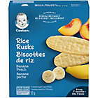 Alternate image 0 for Gerber&reg; 50-Gram 24-Pack Banana Peach Organic Rice Rusks