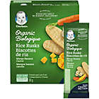 Alternate image 6 for Gerber&reg; 50-Gram 24-Pack Mango Banana Carrot Organic Rice Rusks