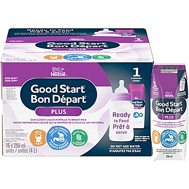 Nestle GOOD START Stage 1 250 ml Omega RTF Tetra Liquid Formula 16-Pack. View a larger version of this product image.