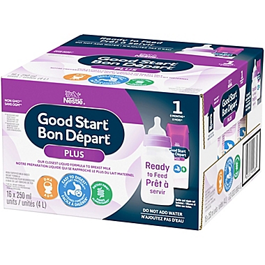 Nestle GOOD START Stage 1 250 ml Omega RTF Tetra Liquid Formula 16-Pack. View a larger version of this product image.