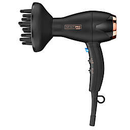 Infiniti Pro by Conair® Mighty Mini Dryer in Black/Rose Gold