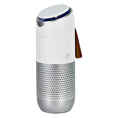 Comfort Zone&reg; True HEPA Travel Air Purifier in White. View a larger version of this product image.
