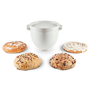 KitchenAid&reg; Bread Bowl with Baking Lid in Grey. View a larger version of this product image.