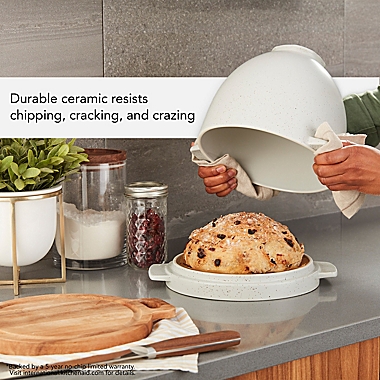 KitchenAid&reg; Bread Bowl with Baking Lid in Grey. View a larger version of this product image.