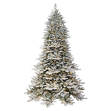 Puleo International Royal Majestic 7.5-Foot Douglas Fir Downswept Flocked Christmas Tree. View a larger version of this product image.