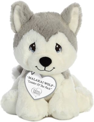 Aurora World® Precious Moments Malakai Wolf Plush Toy in Grey/White | Bed  Bath & Beyond
