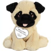 Aurora World&reg; Bella Pug Plush Toy in Beige/Black