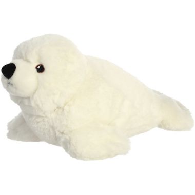 Aurora World&reg; Seal Plush Toy in White. View a larger version of this product image.